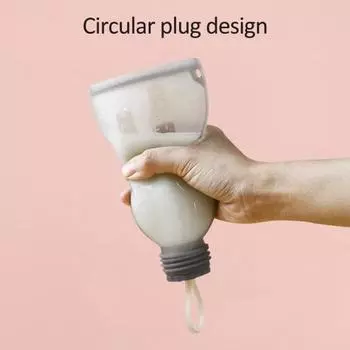 Силиконовый мешок для хранения молока 250 мл со шкалой. Прозрачный пищевой контейнер большой емкости. Портативный многоразовый холодильник. Безопасная бутылочка для грудного молока для кормления ребенка. розовый