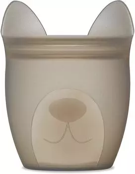 Силиконовый мешок с застежкой-молнией, контейнер для хранения, японская детская закуска для собак, 118 мл, подходит для приготовления в микроволновой печи, можно мыть в посудомоечной машине, серый, с застежкой-молнией [оригинальный продукт]