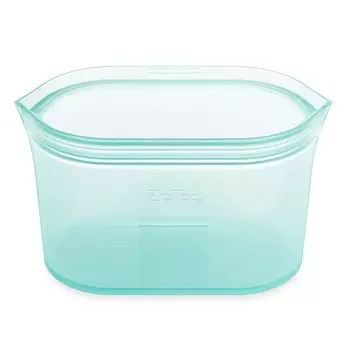 Силиконовый мешок с застежкой-молнией, контейнер для хранения японской посуды M 710 мл, подходит для микроволновой печи, можно мыть в посудомоечной машине, сине-зеленый, с застежкой-молнией [оригинальный продукт] чирковый