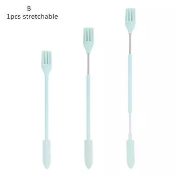 Силиконовый мини-шпатель, скребок, наконечник, длинная косметическая ложка с двойной головкой