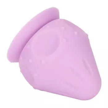 Силиконовый миофасциальный релиз мяч триггерный точечный массажер с креплением на присоске настенный массажер фиолетовый