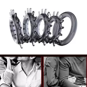 Силиконовый многоразовый рукав для мужчин, задержка и увеличение, эротическая игрушка для пар, секс-игрушка для взрослых 2