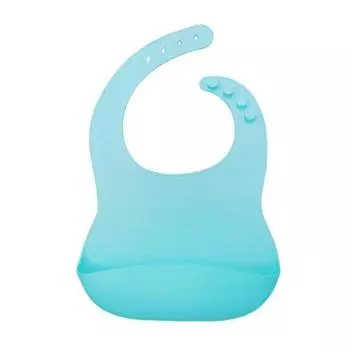 Силиконовый нагрудник Casa Drawing, синий океан, 1 шт., 1 шт.