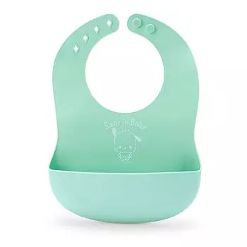 Силиконовый нагрудник для кормления Baby Pochacco 803511 [Sanrio] зелёный