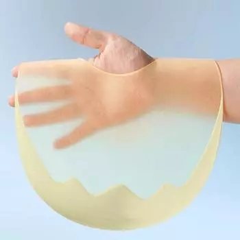 Силиконовый нагрудник водонепроницаемый слюнявчик детские нагрудники для младенцев детские аксессуары для кормления мягкие фартуки детский регулируемый шарф для предотвращения срыгивания жёлтый