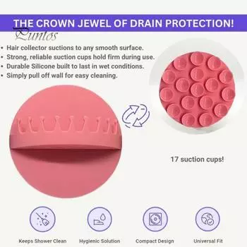 Силиконовый настенный ловец волос, присоска, захват для волос, предотвращает засоры, душевой трап для стены душа разноцветный