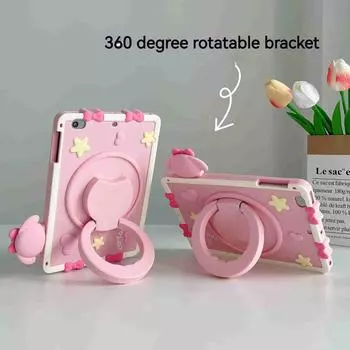 Силиконовый настольный чехол-подставка для Apple iPad Air 1 2 A1566 A1567 A1474 A1475 A1476 Shell Funda ipad Air 1 2 розовый