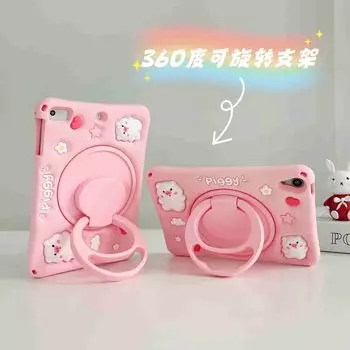 Силиконовый настольный чехол-подставка для Apple iPad Mini 6 8,3 дюйма A2567 A2568 Shell Funda iPad Mini 6 8.3 inchs красный/розовый