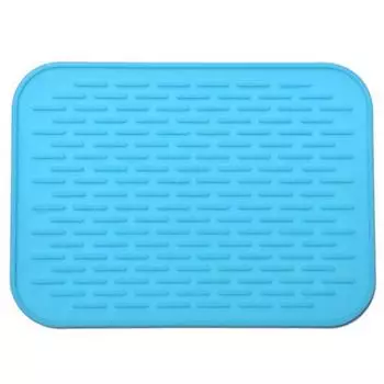 Силиконовый Нескользящий Кастрюля Настольный Теплоизоляционный Коврик Держатель Кухонный Инструмент оранжевый