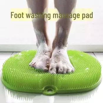 Силиконовый нескользящий коврик для спины и душа Bare оранжевый