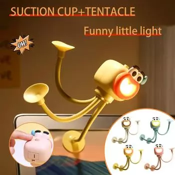 Силиконовый ночник в виде щенка, мягкий регулируемый свет, таймер для поглаживания, ночник для сна, пульт дистанционного управления, зарядка в США, цветной дышащий свет One Size бежевый