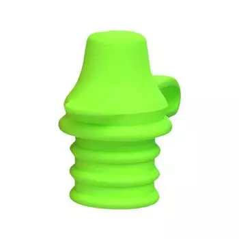 Силиконовый носик для бутылки, Силиконовый носик для бутылки, не проливающийся Силиконовый носик для бутылки One Size зелёный