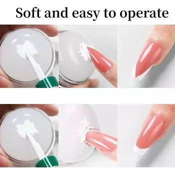 Силиконовый одинарный и двойной головной с колпачком Французский переводной штамп Полностью прозрачная ручка Прозрачная головная силикон с колпачком синий