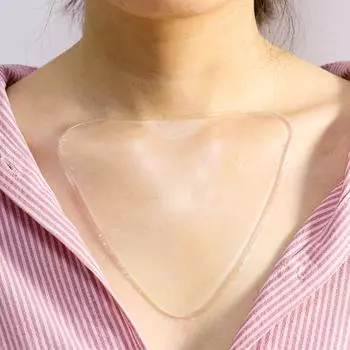 Силиконовый патч для зоны декольте против морщин чистый