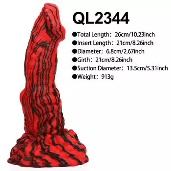 Силиконовый пенис для животных, дилдо для собак, мягкий член-монстр с присоской, анальная пробка, игрушка для мужской и женской мастурбации, взрослые анальные секс-игрушки для женщин