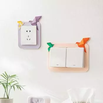 Силиконовый переключатель, наклейка, удаление свободно, предметы домашнего обихода, светящийся свет животных 2