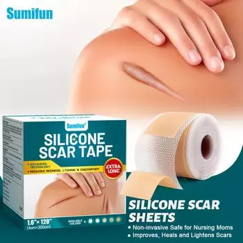 Силиконовый пластырь для ухода за кожей 4 см*300 см, ежедневный силиконовый пластырь для ухода за гладкой кожей живота и тела