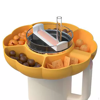 Силиконовый поднос для закусок с несколькими отделениями для for 40oz