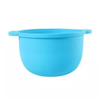 Силиконовый подогреватель воска с ручкой, антипригарный восковой горшок, чаша для удаления волос, нагреватель расплава воска, нагревательная машина, замена контейнера синий