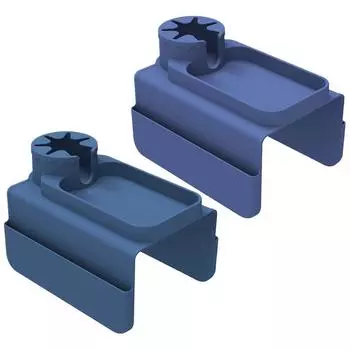 Силиконовый подстаканник для дивана, противоскользящий силиконовый поднос, подставка для дивана с боковым карманом, не допускающая проливания напитков для телефона, кофе и т. д. L