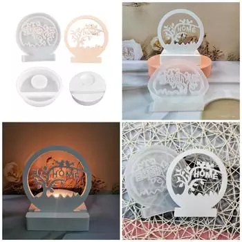 Силиконовый подсвечник, вставная форма, удобные вставки для подсвечников, украшения, силиконовая форма для любителей рукоделия