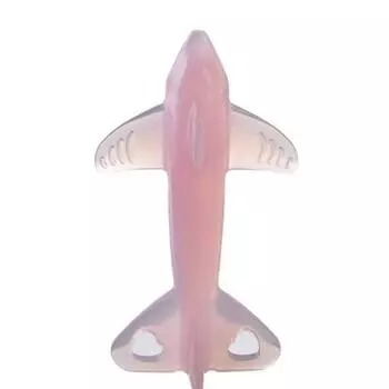 Силиконовый прорезыватель для зубов Little Bobdog в форме дельфина, розовый, 1 шт., корейские детские товары