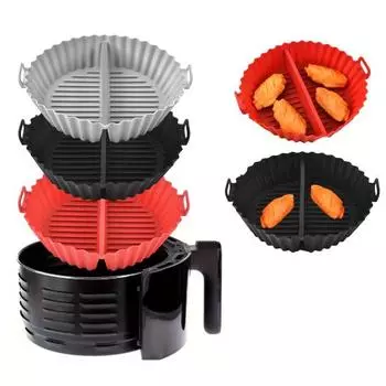 Силиконовый противень для выпечки с отделениями, антипригарный противень с двойной ручкой, не содержащий бисфенол-А, термостойкий кухонный аксессуар для выпечки хлебобулочных изделий чёрный