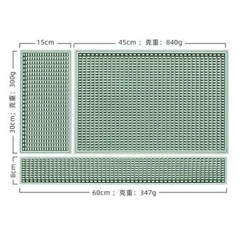 Силиконовый противоскользящий дренажный теплоизоляционный коврик для бара в форме таблетки, современный и простой бытовой фильтр-чашка, коврик для бокала вина F