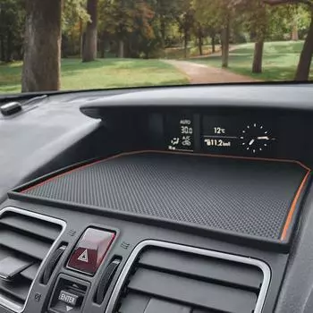 Силиконовый противоскользящий коврик держатель телефона орнамент нескользящая накладка на приборную панель для Subaru Impreza 2018-2025 для Subaru Forester 2019-2 Q6W3