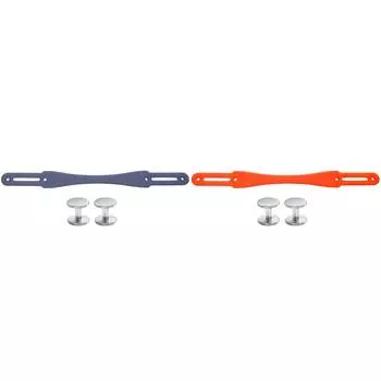 Силиконовый противоскользящий ремешок на ручке динамика с 2 парами винтов для JBL Xtreme 4(синий)