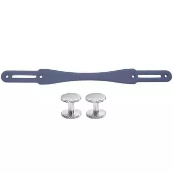 Силиконовый противоскользящий ремешок на ручке динамика с 2 парами винтов для JBL Xtreme 4(синий)