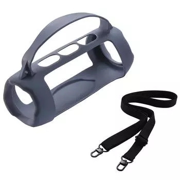 Силиконовый противоударный чехол для динамика JBL Charge 5 Wi-Fi (синий)