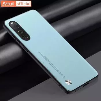 Силиконовый противоударный защитный чехол для телефона Sony Xperia 1 V 1V Роскошный чехол из искусственной кожи для Sony Xperia 1 10 V 10V Cover Coque For Xperia 1 V чёрный