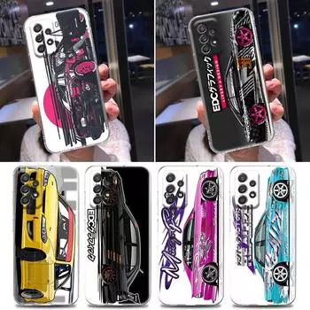 Силиконовый прозрачный чехол для Samsung Galaxy A52 A51 A53 A72 A71 A73 A32 A31 A33 A22 A11 чехлы крышка Япония Токио JDM дрифт спортивный автомобиль Samsung A11