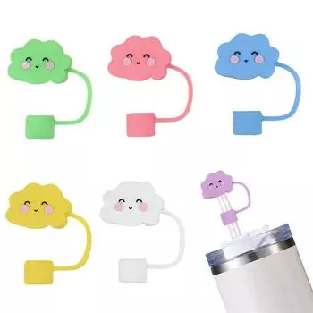 Силиконовый пылезащитный колпачок для чашек, аксессуары, соломенные насадки, крышка, креативная силиконовая соломенная пробка для бутылки