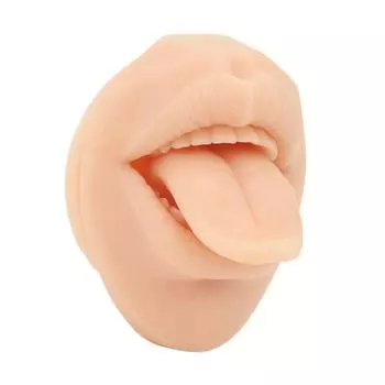 Силиконовый язык рот модель 3D моделирование мягкий гибкий многоразовый пирсинг практика части тела