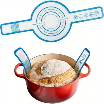 Силиконовый ремень для хлеба с длинными ручками, многоразовые принадлежности для выпечки хлеба на закваске красный