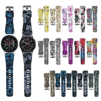 Силиконовый ремешок для браслета 22 мм для Samsung Galaxy Watch 46 мм Gear S3 Frontier/классический ремешок для смарт-часов для Huawei Watch GT 2/3 46 мм