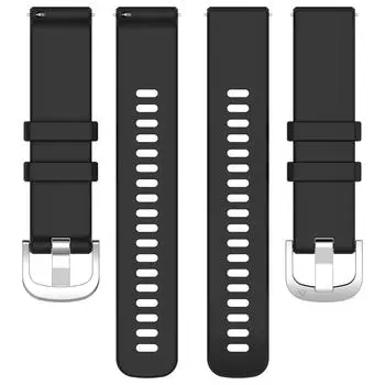 Силиконовый ремешок для часов 22 мм для Xiaomi Mi Watch Color 2, сменный браслет для Mi watch2 pro, ремешок 22mm чёрный