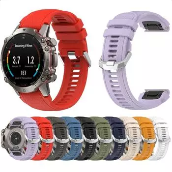 Силиконовый ремешок для часов Amazfit Falcon A2029 Аксессуары чёрный