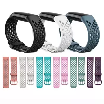 Силиконовый ремешок для часов для Fitbit Charge 5, спортивный ремешок, сменный ремешок для умных часов, аксессуары