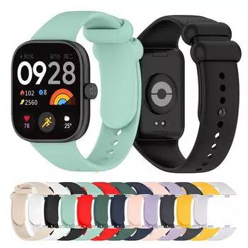 Силиконовый ремешок для часов для Redmi Watch 4, браслет для Xiaomi Mi Band 8 Pro