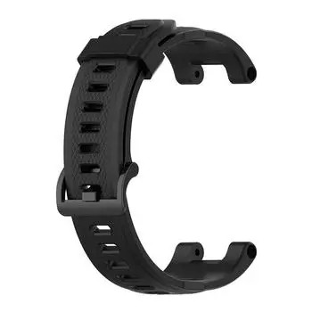 Силиконовый ремешок для часов Huami Amazfit T-Rex Pro/Amazfit T-Rex (черный)