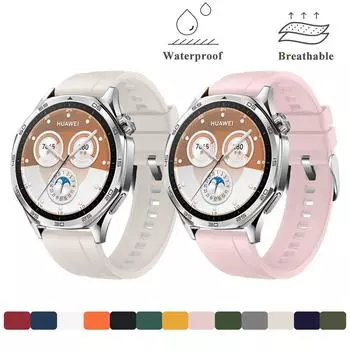 Силиконовый ремешок для часов Huawei Watch GT5 Pro Ultimate GT5/4/3/2 46 мм, ремешок для Huawei GT3 Pro GT Runner 22 мм, универсальный ремешок 22mm Universal