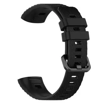 Силиконовый ремешок для часов с пряжкой для Band 4 Pro TER-B29S (черный) КДЕ