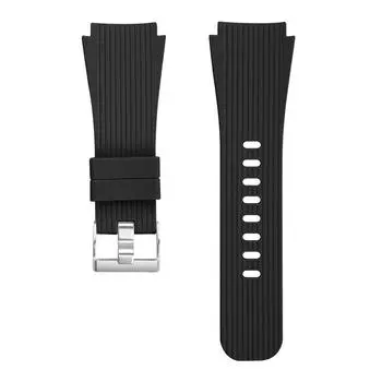 Силиконовый ремешок для часов Samsung Galaxy Watch Band 46 мм, черный