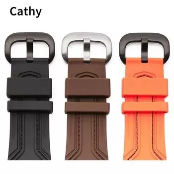 Силиконовый ремешок для часов Seven Fridays M1P1S1Q1 мужской коричневый женский оригинальный водонепроницаемый ремешок для часов Sevenfriday 28 мм 28mm