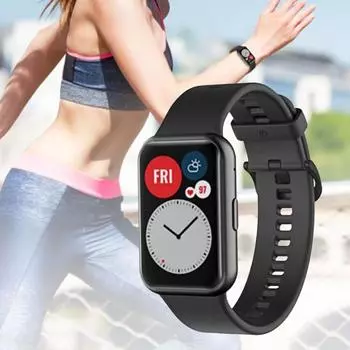 Силиконовый ремешок для часов, сменный браслет для часов HUAWEI, подходящий для часов