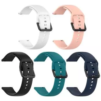 Силиконовый ремешок для часов, сменный ремешок для Samsung Galaxy Watch Active R500 S Black