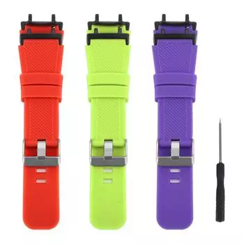 Силиконовый ремешок для часов T Rex 3 с пряжкой из нержавеющей стали, быстросъемный сменный ремешок для умных часов Red